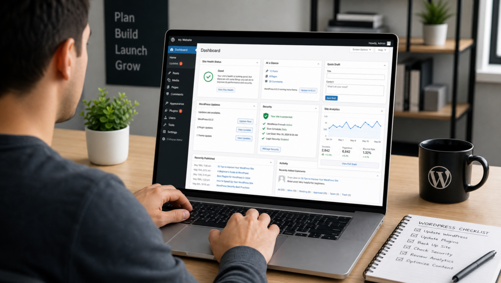 Beginner’s Guide to Managing a WordPress Website